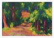 Your Decoration B.V. Kunstdruk August Macke - Rotes Haus im Park 70x50cm
