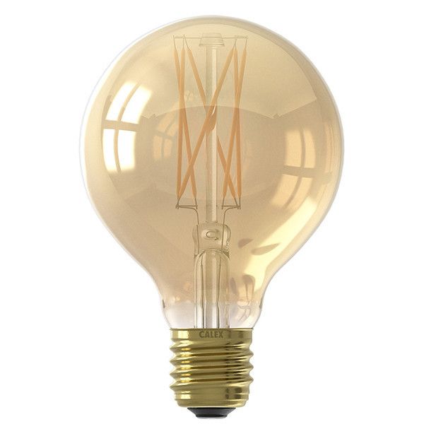 Calex LED lamp E27 Globe Goud (3.5W, 250lm, 2100K, Dimbaar)