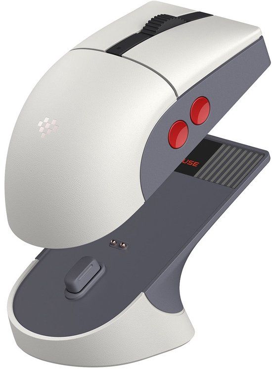 8Bitdo Retro R8 N Edition - Muis Draadloos - Optisch - PixArt PAW3395 - 26.000 DPI - 8000 Hz - Beige
