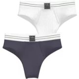 Björn Borg Original Highwaist Briefs 2-pack Grijs, XL