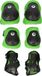 Crazy Safety Fiets Beschermers voor Kinderen | Groen | Unisex | 5 L