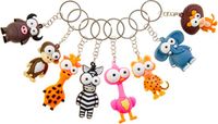 Duckiez Sleutelhanger Cartoon Dier - 1 stuk