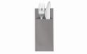 VelaHub Soft Point 50 Bestekservetten, hoogwaardig, wegwerpservetten, 32 x 38 cm, grijs