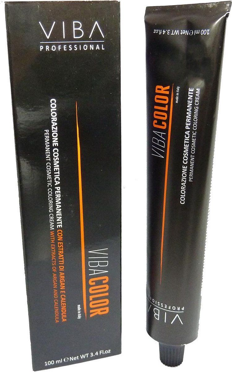 Bar Professional Viba Professional Color Permanent Cosmetic Coloring Cream Haar kleur 100ml - 06.45
