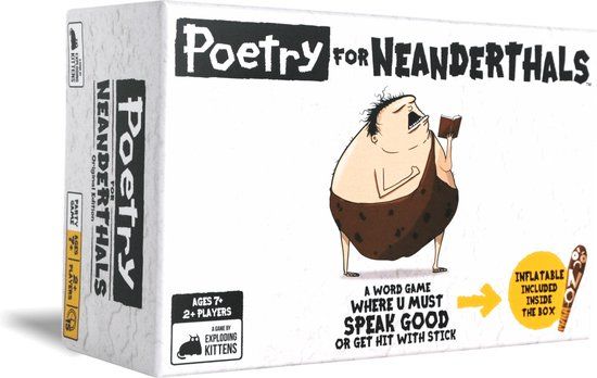 Exploding Kittens Poetry for Neanderthals - Engelstalig Kaartspel - Partyspel