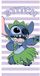 Lilo & Stitch Serviette de plage Hula Rayures - 70 x 140 cm - 100% Coton