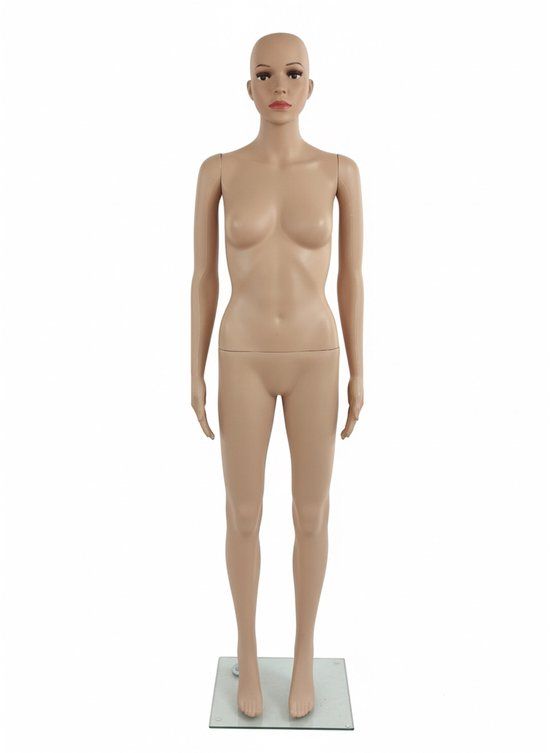Merkloos Relaxdays Etalagepop vrouw - 175 cm