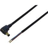 BKL Electronic 075910-750 DC-connector DC-holle stekker - adereindhulzen 5,5 mm 2,1 mm 0,75 m 1 stuk