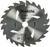 Makita E-15643 Cirkelzaagblad voor Hout | Ø 165mm Asgat 20mm 24T