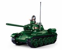 Sluban WWII T-34-85 Tank Bouwset - 497 Stukken - Vanaf 8 Jaar
