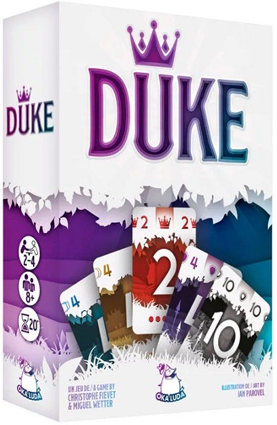 OkaLuda Duke Gezelschapsspel voor Kinderen - Vanaf 8 Jaar - Kaartspel - Van 2-4 Spelers