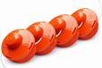 Nemaxx® FS1 Tap & Go Tête À Fil (tête De Coupe) – Système Semi-automatique Double Fil – Pour Débroussailleuse – M10 X 1,25 Filetage À Gauche – 2 Mm – Diamètre De Coupe 380 Mm – Orange (4 Pièces)