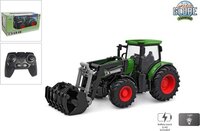 Kids Globe RC Tractor 2.4GHZ Met Licht En Frontlader 27cm Groen