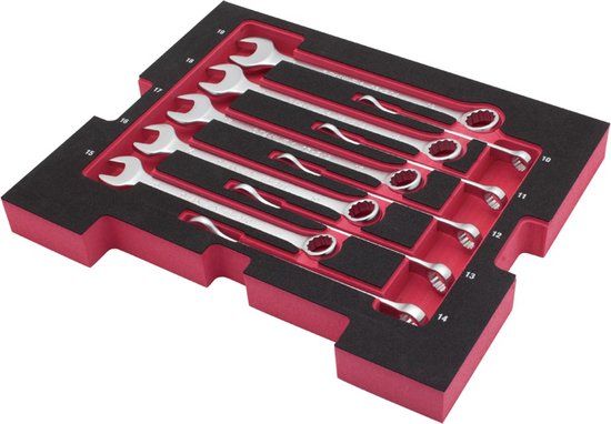 Stanley FatMax Ringsteeksleutelset 10-Delig - Metrisch - Pro-Stack Inlay