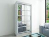 Armoire ROMELU 2 portes coulissantes 100 cm blanc