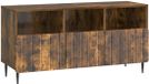 vidaXL meuble TV avec tiroir chêne fumé 102 x 34,5 x 50 cm bois transformé