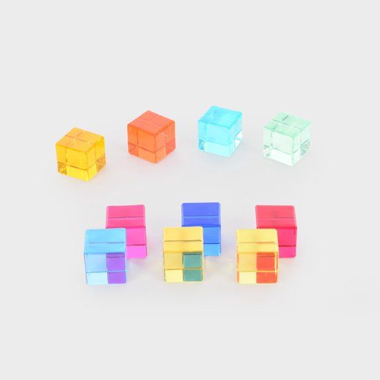 TickiT Gem Kubussen 10 Stuks