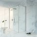 Fortifura Galeria Douchecabine - 70x160x200cm - Veiligheidsglas - Antikalk - Geborsteld RVS PVD