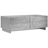 vidaXL Salontafel Grijs Sonoma 102 x 50,5 x 35 cm Bewerkt hout