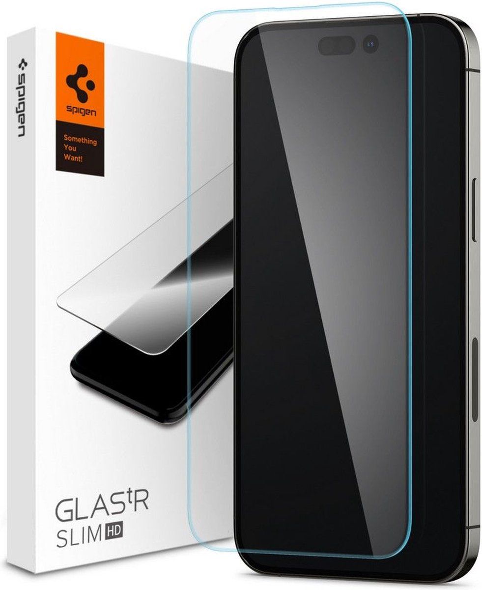 Spigen - Apple iPhone 14 Pro Max Screenprotector - Glas tR Slim Tempered Glass - AGL05210