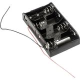 MPD BH4CW Batterijhouder Aantal cellen: 4 C (baby) Kabel (l x b x h) 106 x 58 x 23 mm