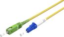 Goobay LC/UPC - SC/APC Simplex FTTH kabel | OS2 | geel | LSZH | 2 meter