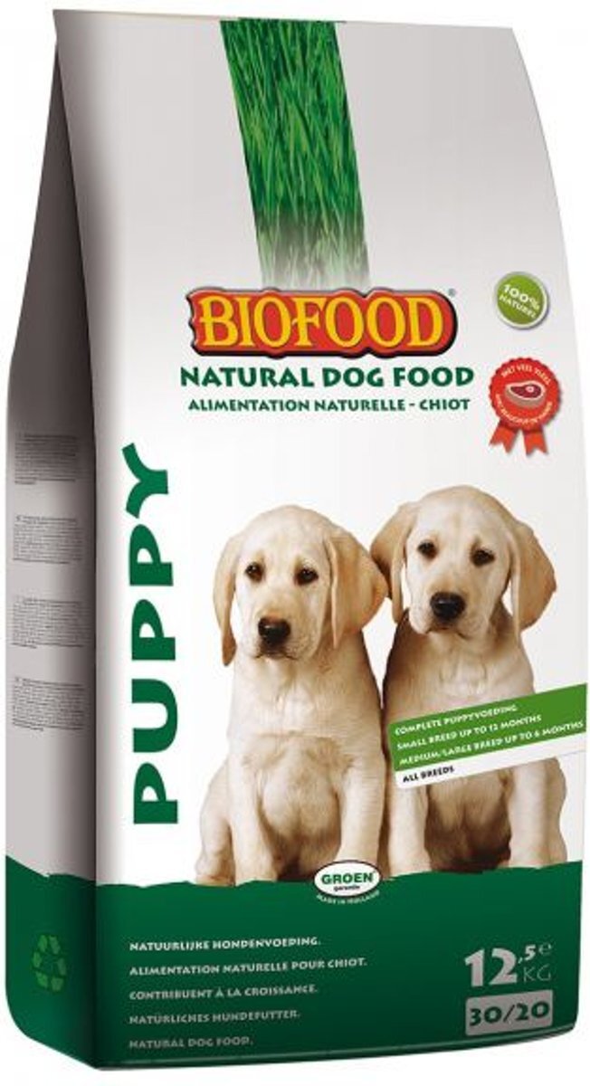 BIOFOOD Puppy Hondenvoer - 12.5 kg