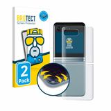 BROTECT - Screenprotector voor Motorola Razr 40 Ultra (Achterkant) - Folie Beschermfolie matte volledig dekking 2 Stuks