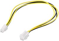 PremiumCord kn-17 interne netsnoer; 4-polige P4 power verlengkabel 0,37 m