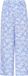 Usha Broek blauw / lichtgrijs / wit