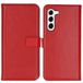 Selencia Echt Lederen Bookcase voor Samsung Galaxy S23 - Rood - Portemonneehoes