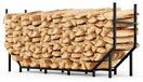 Rangement bois robuste pour intérieur et extérieur