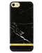 Richmond & Finch Richmond And Finch Black Marble Glossy - Gold iPhone 5/5S/SE Cover