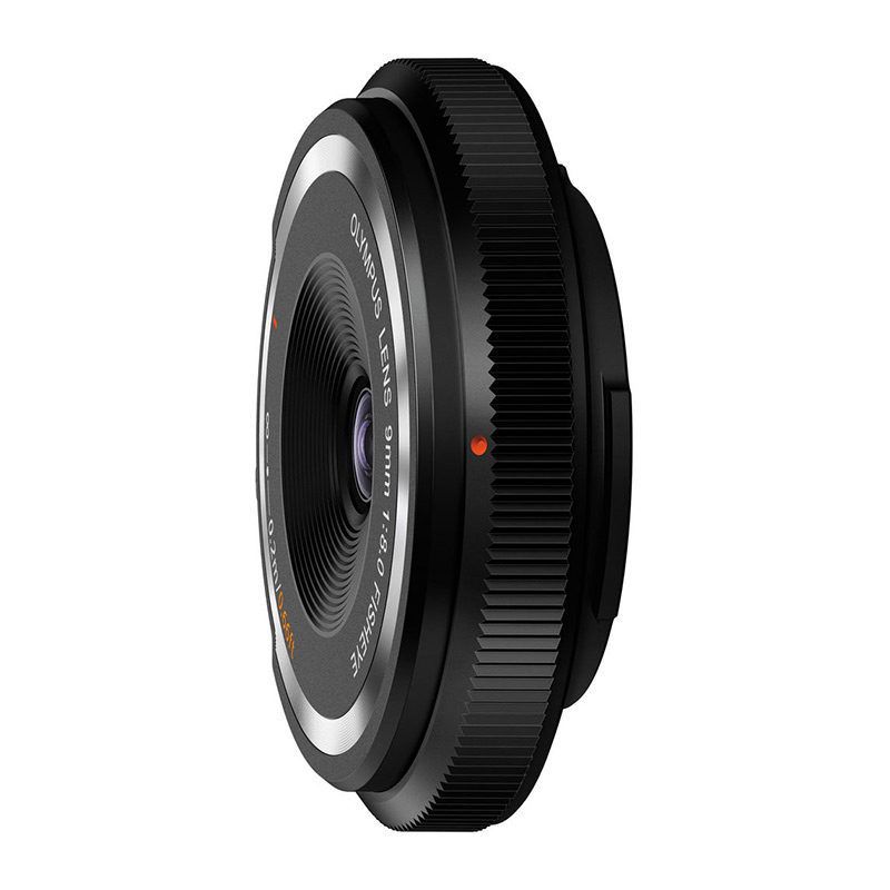 OM System Body Cap Lens 9mm f/8.0 Fisheye - Black