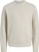 Jack & Jones Trui Jprblamilano Stitch Knit Crew Neck 12259666 Cloud Dancer /meange Mannen Maat - S