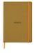 RHODIA 117476C - Soepel Notitieboek Goud - A5 14,8 x 21 cm - Dot Stippen - 160 pagina's - Clairefontaine Ivoor Papier 90 g/m² - Leeslint, Elastieksluiting - Omslag in Imitatieleer