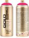 Montana GOLD Fluor Verf ROZE spuitbus 400ml