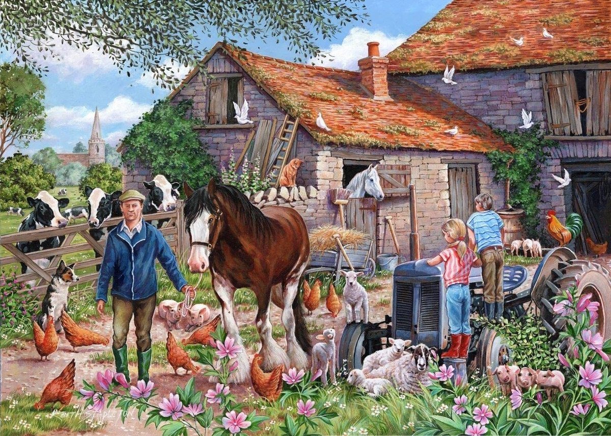 House Of Puzzles Macdonalds Farm Puzzel 500 XL stukjes