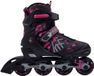 KRF Patins à roulettes - Taille 38-41 - Femmes/Enfants/Adultes - Noir/Rose
