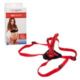 CALEXOTICS Sophia's Red Rider Harness met Dong