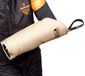 Dingo Gear Zachte jute mini-bijtmouw met handvat en grip aan de binnenkant van de bijtbeschermer voor IGP, hondensport, puppy, jonge honden, bijtniveau 1 - beginner (S01956)