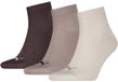 PUMA Unisex quarter sokken - Neutral Brown - 35-38 - 3 paar