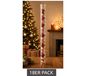 Set de 18 boules de Noël Ø 25mm Verre Forme de boule Décoration de Noël Mat/Brillant Rose