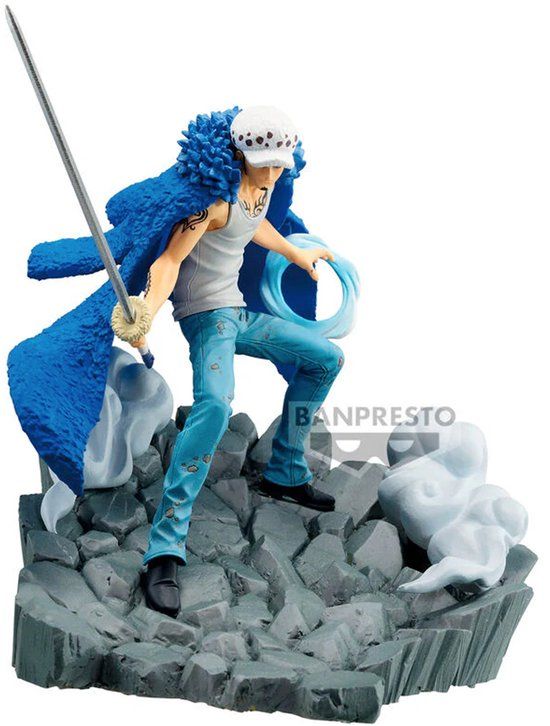 Banpresto Co., Ltd. Banpresto One Piece Senkozekkei Trafalgar D. Water Law Standbeeld 8cm