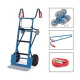 Fetra steekwagen met trappenster/draagarmen en spanband