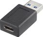 Renkforce USB Adapter [1x USB 3.2 Gen 1 stekker A (USB 3.0) - 1x USB-C bus] Zwart