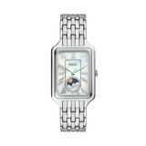 Fossil ES5400 Dames Horloge 29mm Zilverkleurig Staal