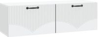 vidaXL Wandmontage TV-kast Wit 98 x 31 x 30 cm Bewerkt hout