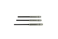KS Tools 156.0640 - 3-delige set asdrivers met R-Ball-systeem - in tas - van chroom vanadium - chroom afwerking
