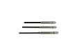 KS Tools 156.0640 - 3-delige set asdrivers met R-Ball-systeem - in tas - van chroom vanadium - chroom afwerking